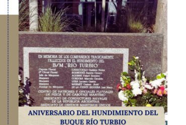 Aniversario del hundimiento del buque Río Turbio. ¡Prohibido olvidar!