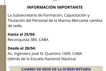 INFORMACIÓN IMPORTANTE