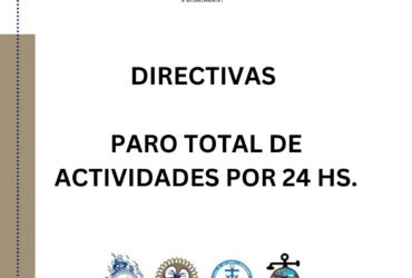 𝐏𝐀𝐑𝐎 𝐓𝐎𝐓𝐀𝐋 𝐃𝐄 𝐀𝐂𝐓𝐈𝐕𝐈𝐃𝐀𝐃𝐄𝐒 𝐏𝐎𝐑 𝟐𝟒 𝐇𝐒.