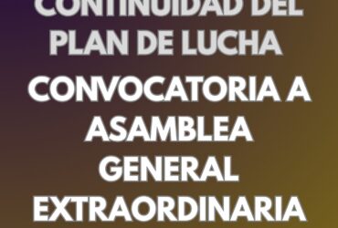 𝗖𝗼𝗻𝘃𝗼𝗰𝗮𝘁𝗼𝗿𝗶𝗮 𝗮 𝗔𝘀𝗮𝗺𝗯𝗹𝗲𝗮 𝗚𝗲𝗻𝗲𝗿𝗮𝗹 𝗘𝘅𝘁𝗿𝗮𝗼𝗿𝗱𝗶𝗻𝗮𝗿𝗶𝗮