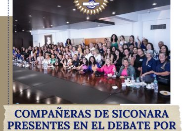 𝗖𝗼𝗺𝗽𝗮𝗻̃𝗲𝗿𝗮𝘀 𝗱𝗲 𝗦𝗜𝗖𝗢𝗡𝗔𝗥𝗔 𝗽𝗮𝗿𝘁𝗶𝗰𝗶𝗽𝗮𝗿𝗼𝗻 𝗱𝗲 𝘂𝗻 𝗱𝗲𝗯𝗮𝘁𝗲 𝘀𝗼𝗯𝗿𝗲 𝗹𝗶𝗰𝗲𝗻𝗰𝗶𝗮𝘀 𝗽𝗮𝗿𝗲𝗻𝘁𝗮𝗹𝗲𝘀 𝘆 𝗿𝗲𝗳𝗼𝗿𝗺𝗮 𝗹𝗮𝗯𝗼𝗿𝗮𝗹